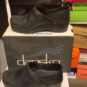 Almost New Black Dansko Clogs